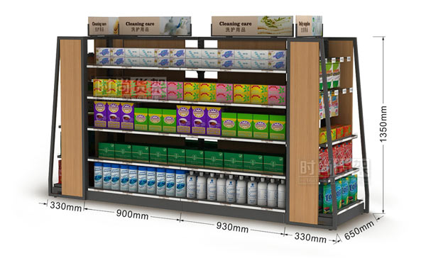 超市日用品貨架