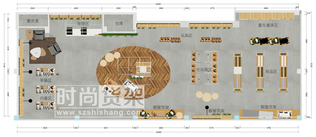 母嬰店設(shè)計(jì)平面圖