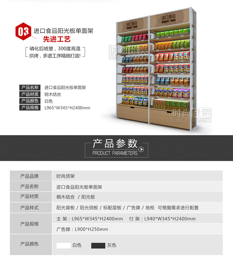 便利店貨架_食品貨架_尺寸